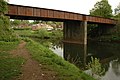 Disused railway bridge at Usk