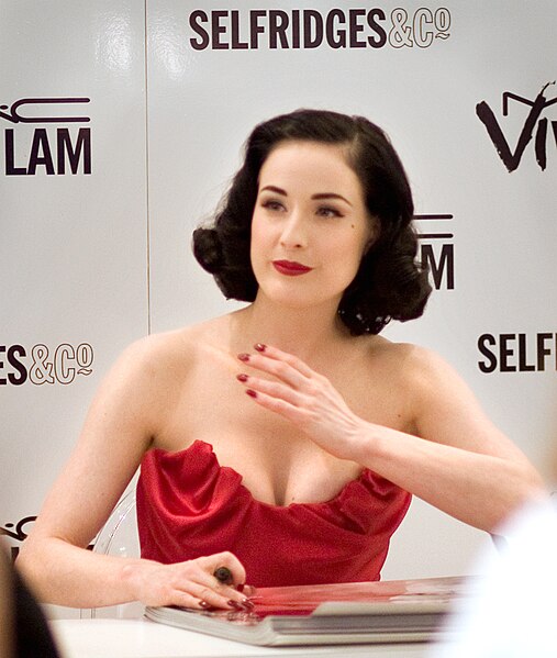 File:Dita Von Teese at Selfridges, London.jpg