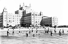 People at the newly opened Don Cesar Hotel in St. Pete Beach, Florida in 1928