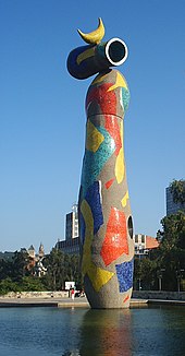 Femme et oiseau Barcelone (1983)