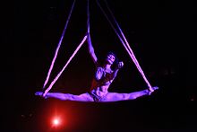 Dreya Weber as Cleopatra on aerial silks for Teatro ZinZanni in 2010 Dreya Weber as Cleopatra at Teatro ZinZanni.JPG