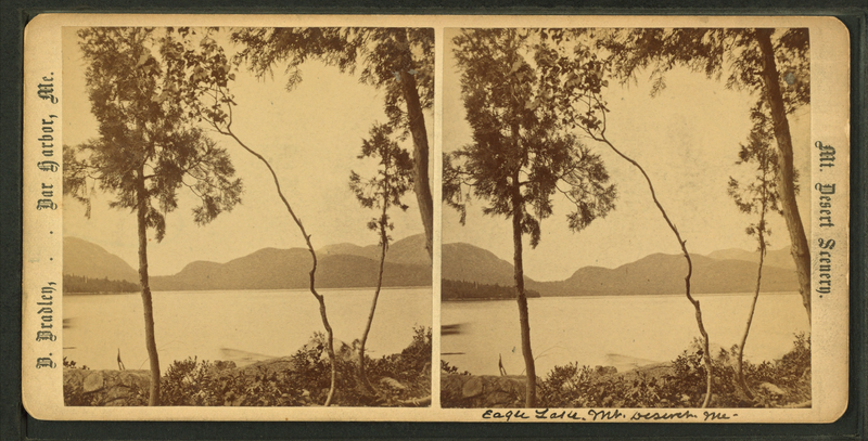 File:Eagle Lake, Mt. Desert, Me, by B. Bradley.png