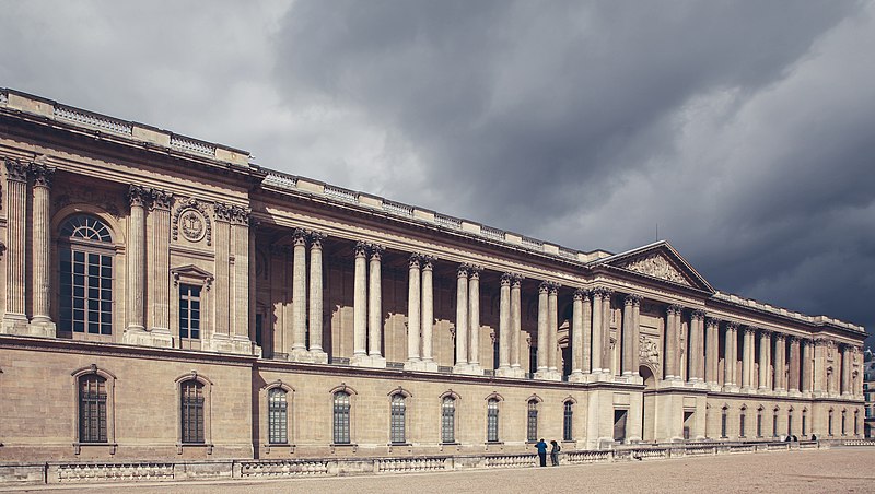 File:East facade of Louvre, Paris September 2013.jpg