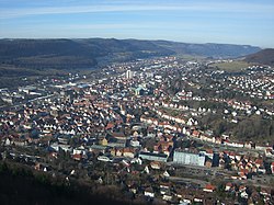 Pohled na Ebingen.