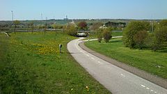 A cross country bikeway route.