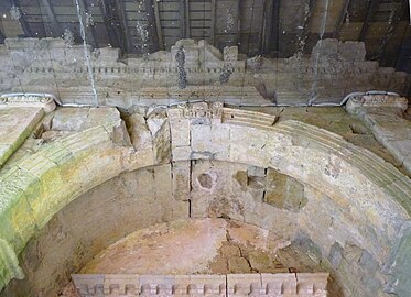 Détail de l'arc du portail