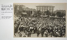 Riunione anti-coscrizione tenuta dalle donne a New York City, 1917