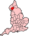 Localisation du Westmorland.