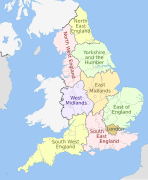 English regions 2009 (named)