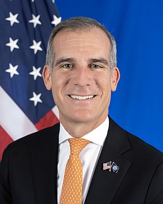 <span class="mw-page-title-main">Eric Garcetti</span> American diplomat and politician