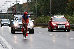 Erik Hoffmann at the 2007 World Cycling Championships in Stuttgart