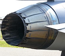 Adjustable exhaust nozzle in contracted position F-16 Exhaust.JPG