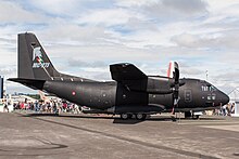 MC-27J CSX62127 at the 2016 Farnborough Airshow FRBR 160716 Spartan 01.jpg