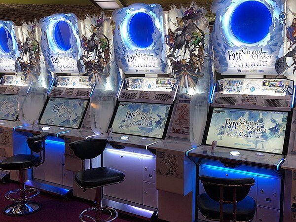 Fate/Grand Order Arcade cabinets