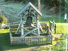 Friedensglocke, vom Turm aus gesehen