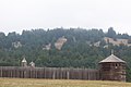 A view of Fort Ross from the outside
