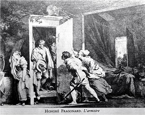 Jean Honoré Fragonard, L’armoire, 1778