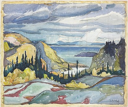 Sem título (Pines, Lago Superior), 1925, Galeria Nacional do Canadá, Ottawa