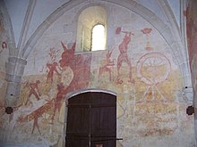 Uitzicht op het fresco