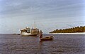 Boat arrival in Fua Mulaku, 1982