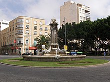 Fuente de los peces situada en el parque Nicolás Salmerón