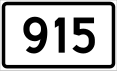 County Road 915 қалқаны