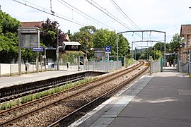 La gare de Courcelle-sur-Yvette.