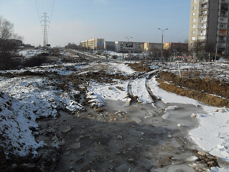 File:Gdańsk Chełm-budowa linii tramwajowej 2011.JPG