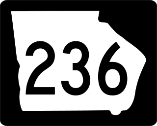<span class="mw-page-title-main">Georgia State Route 236</span> Highway in Georgia