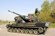 Flakpanzer Gepard, en tysk luftvärnskanonvagn.