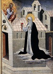 St Catherine Exchanging her Heart with Christ (ca. 1475) Tempera & gold on wood (28.6 x 22.9 cm) Private collection, New York