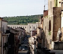 Veduta dall'ex palazzo Ducale al Complesso Monumentale, già ospedale psichiatrico e convento dei frati minori riformati.