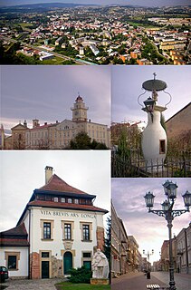 Gorlice Place in Lesser Poland, Poland