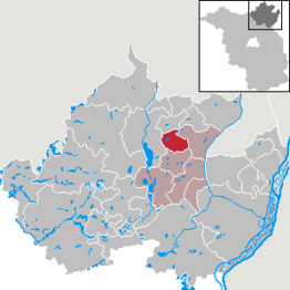 Kaart van Grünow