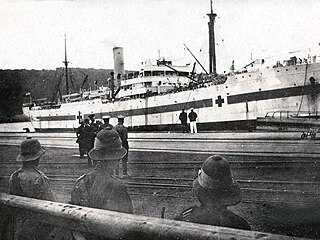 SS <i>Ebani</i> Cargo steamship that was a hospital ship in WW1