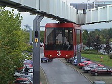 H-Bahn Dortmund, a monorail suspension people mover H bahn dortmund1.jpg