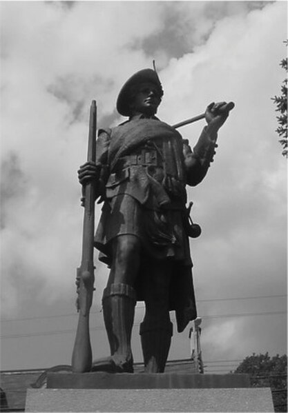 Hector Pioneer by sculptor John A. Wilson of New Glasgow, Nova Scotia (Wilson donated land for the Aberdeen Regional Hospital)