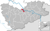 Heidenau város elhelyezkedése a Szász-Svájc-Keleti Érchegység körzetében