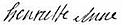 La firma di Madame Henriette