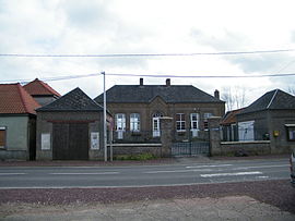 The town hall in Hiermont