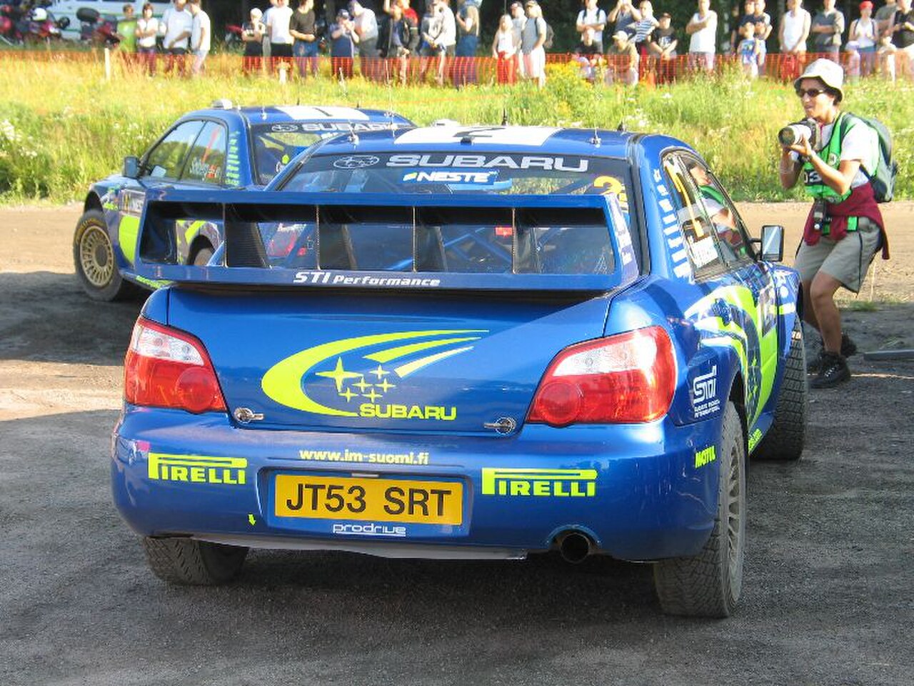 Image of Hirvonen and Solberg - 2004 Rally Finland