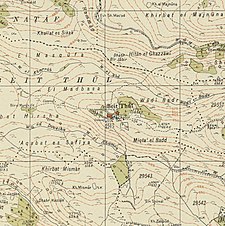 Bayt Thul bölgesi için tarihi harita serisi (1940'lar) .jpg