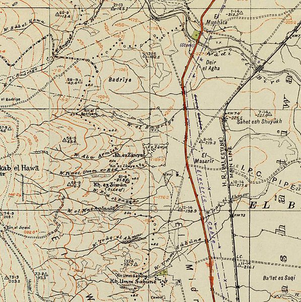 File:Historical map series for the area of Khirbat Zawiya (1940s).jpg