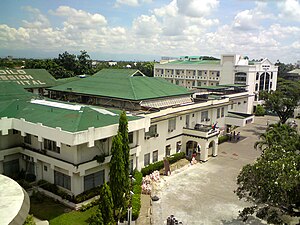 The Main Hall and the Centennial Building of CPU-Iloilo Mission Hospital. Iloilo Mission Hospital perspective.JPG