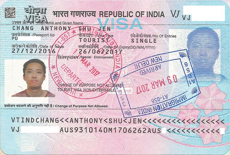 India Tourist Visa