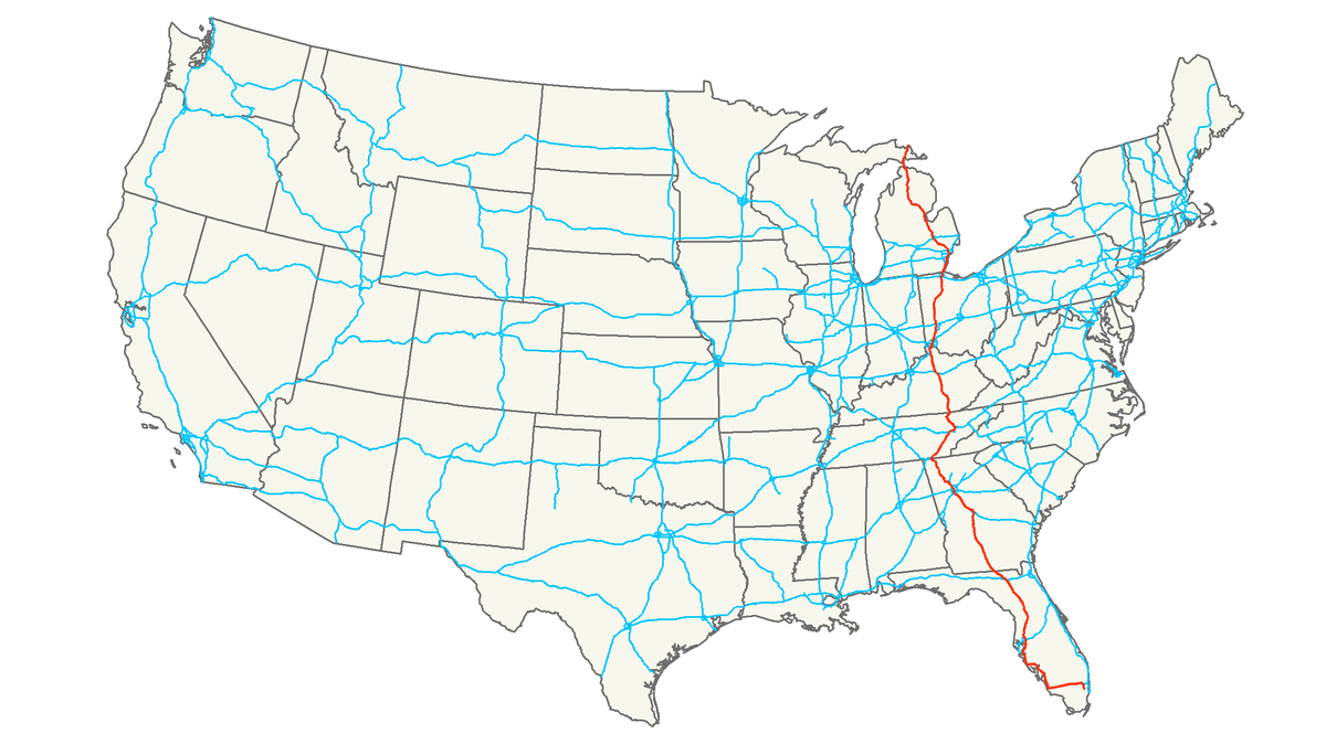 1200px Interstate_75_map