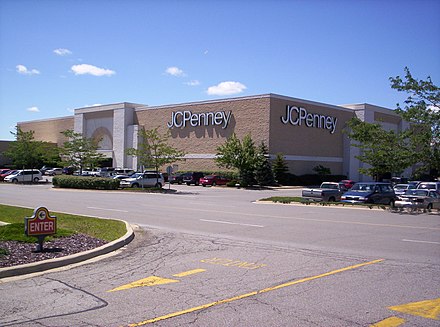 Exterior of the J. C. Penney store at the Richland Mall in Ontario, Ohio (2008)