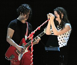 The White Stripes were one of the most successful emerging American rock acts of the decade. Jack & Meg, The White Stripes.jpg