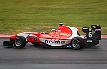 Mardenborough driving for Arden International during the 2014 GP3 Series season Jann Mardenborough Arden International Silverstone 2014 GP3.jpg