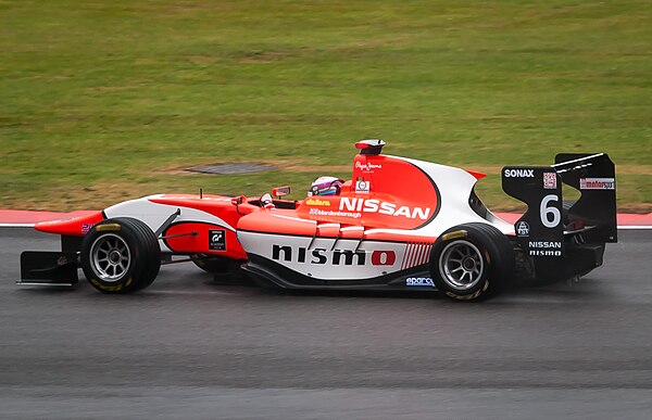 Mardenborough driving for Arden International during the 2014 GP3 Series season